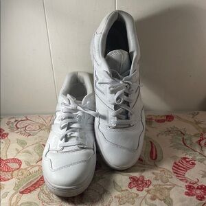 New Balance Triple White 550 Athletic Sneakers